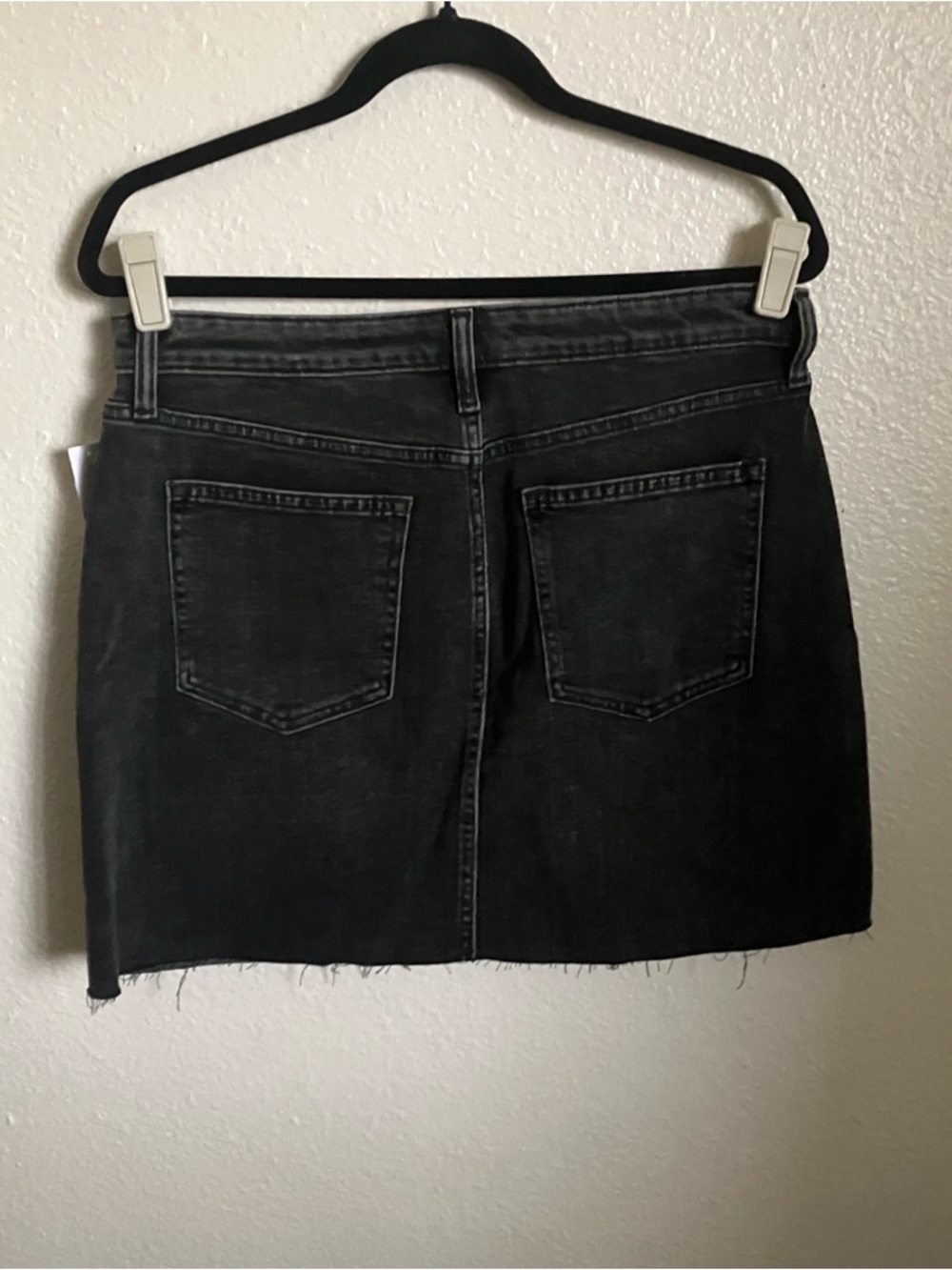 Banana Republic Charcoal Black Denim Mini Skirt NWTs - Picture 3 of 3